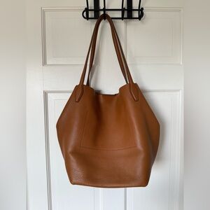 Madewell shopper soft grain leather tote